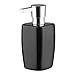 ZLASS Dosificador de jabón Dispensador de jabón de cerámica Dispensador de jabón líquido for Ducha de jabón for Manos Jabón de Mano 370 ml dosificador de jabón de Manos (Color : Black)