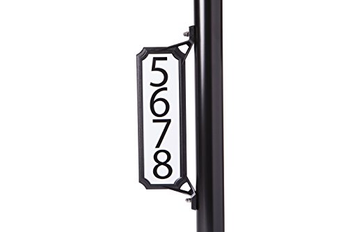 Architectural Mailboxes 3460B Manhattan Address Plaque, Small, Black #TOP3