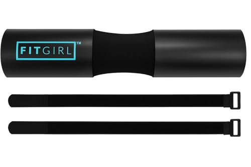 Image of FITGIRL - Squat Pad and Hip Thrust Pad for Leg Day, Barbell Pad Stays in Place Secure, Thick Cushion for Comfortable Squats Lunges Glute Bridges, Olympic Bar and Smith Machine