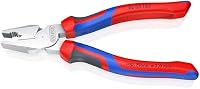 KNIPEX Kraft-Kombizange verchromt mit Comfort-Griffen 180 mm, 02 05 180 – Ansicht 2