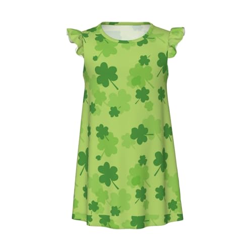 Augenstern Flutter Sleeve Nightgown St-Patricks-Day-Shamrock Soft Sleepwear Nightdress