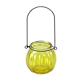 Candle holder decor:vintage style crystal glass pumpkin shape, the classic tealight candle holder is an elegant addition to a formal table setting,hanging candle holders