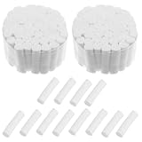 Zahnwatterollen, 100pcs Dental Watterollen, Hochsaugfähig Cotton Rolls Zahnärztliche, Baumwollrollen Wattebausch Nasenstöpsel, Stoppstopfen für Notfall oder Unfall