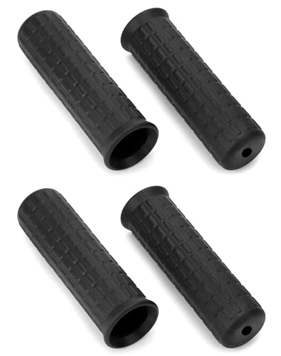 QWORK® 4 pezzi maniglie per carriola | antiscivolo | Diametro interno 30 mm | Lunghezza 12 cm