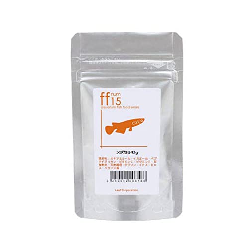 詰め替え用 メダカ用フード 小粒タイプ 「ff num15」 40g aquarium fish food series めだか