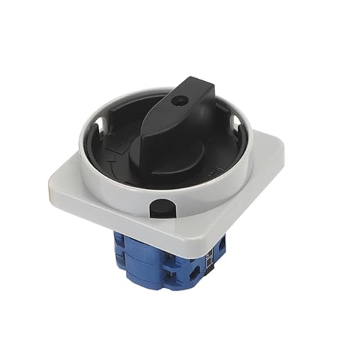 Interrupteur à cames bipolaire 20A et commutateur rotatif 68x68 mm 0-1