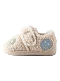 NEXT Jungen Warm gefütterte Hausschuhe mit Cupsohle Neutral Happy Face 25.5-