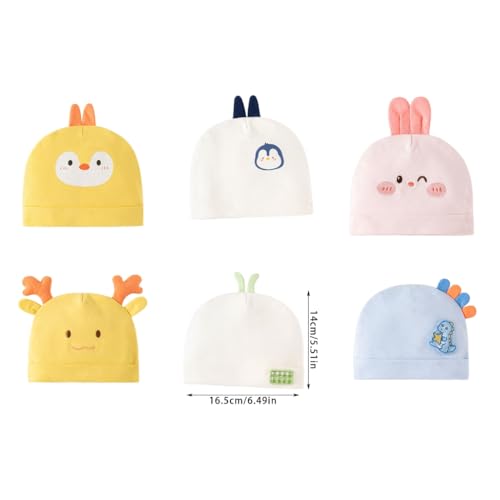 Baby Hat Newborns Headwear, Soft & Breathable Infant Hospital Hat Ear Head Protections Fetal Caps for Four Season3