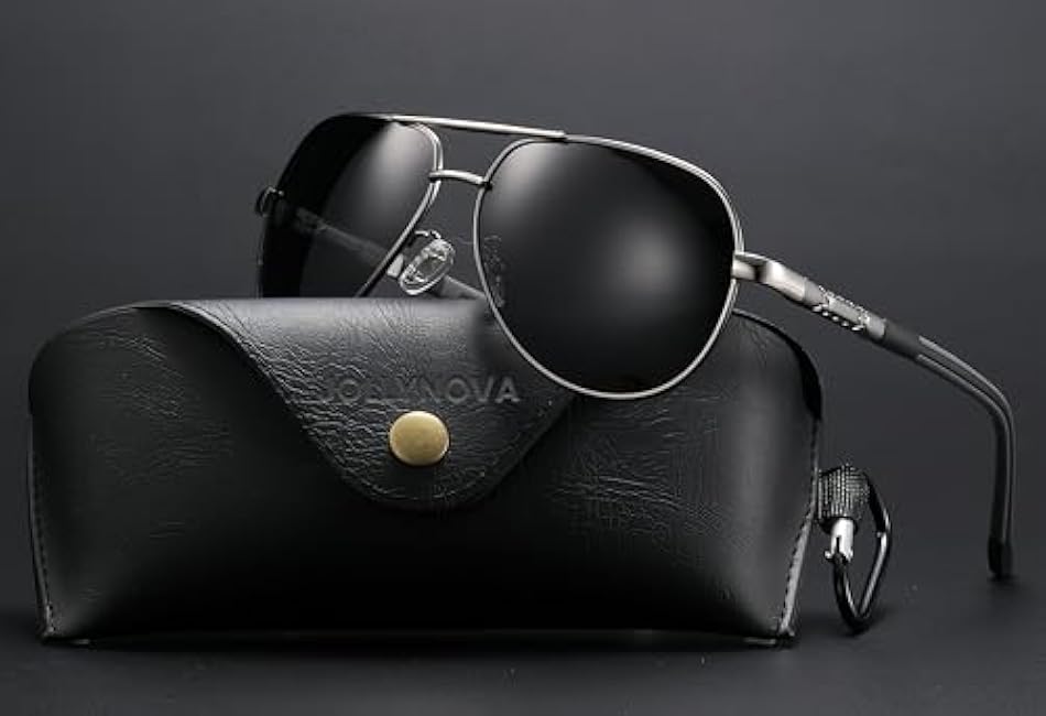 Adjustable Tint Sunglasses, 1-9 Gears Steampunk Retro Metal Round Polarized Glasses with ND Filter Lenses