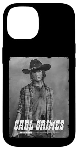 Coque iPhone 14 The Walking Dead Carl au quotidien pour fans de séries en déplacement
