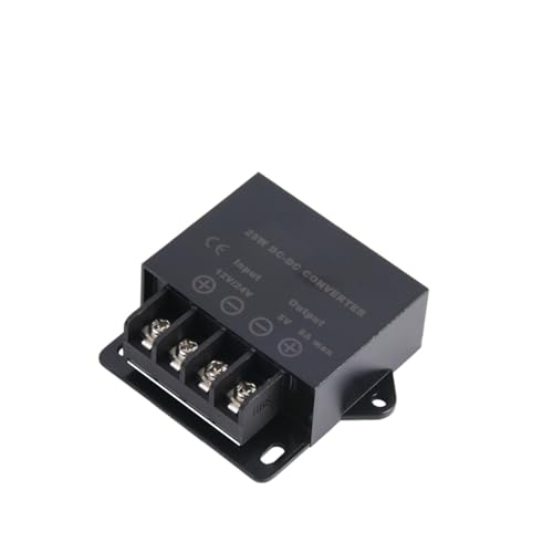 CJJNXYZMD 1pcs DC 24V to 12V Power Converter 5A/10A Auto Buck Regulator Step-Down Voltage Power Supply Module(10A)