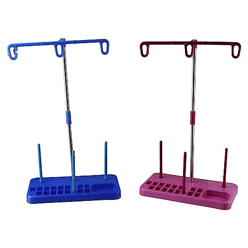Image of HomeSoGood 2 Pack Thread Holder Embroidery and Sewing Machine Thread Organizer for 3 Scoops