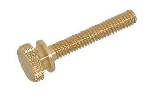 B&P Lamp® 3/4" Length, Unfinished Brass, 8/32 Thread Thumb Screw.