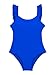 blibean Teen Girls Swimsuits Big Kids Summer Hawaii One Piece Beach Bathing Suit Tween Girl Fashion Ruffle Swimwear Traje De Baño para Niñas Size 14-15 Year Old Dark Blue