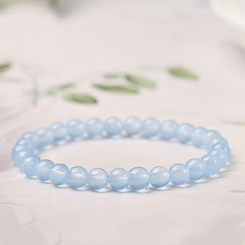 Bracelet en jade de 6mm, le cadeau idéal en agate colorée pour mère