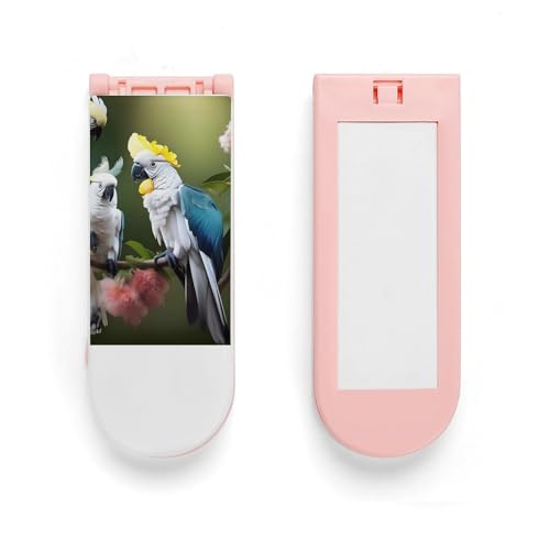 Support de téléphone avec lumière à selfie motif cacatoès cadeau idéal