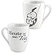 The Peanuts Tasse Snoopy - Heute ist dein Tag Kaffeetasse Becher Kaffeebecher Weiß aus Porzellan 280 ml