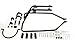 Mutazu 04 & Up Sportster Saddlebag Conversion Brackets Hard Touring Saddlebags