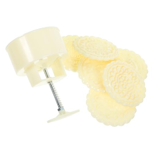 Cabilock 1set Press Moon Cake Mold Skin Green Bean Cake Mould for Mid-autumn Festival Baking Non-stick Kitchen Gadget for Cookies and Pastries