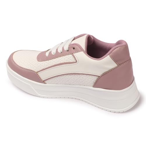 Image of Lightweight Walking Shoes Casual Lace-Up Sneaker for Women /Girls