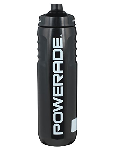 Powerade Perfect Squeeze Water Bottle, Black, 32 oz