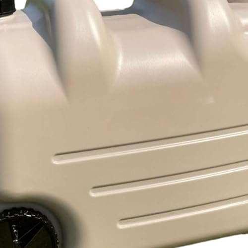 Pichet de stockage d'eau de camping de 15L avec robinet et roulettes robustes