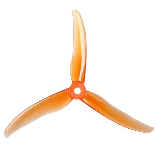 Hélices T5143S FPV de 4,3 pulgadas en color naranja para drones de carreras