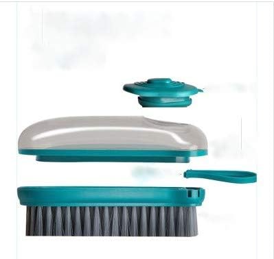 BuntyChiku Adding Liquid Cleaning Brush Plastic Washing Pot Brush Kitchen Household Dish Cleaner Brush Soft Wool Laundry Shoes Tile Cleaning Brush Multipurpose(Multicolor) Pack of 1