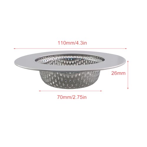 Colador de Cocina de Acero Inoxidable 2 Piezas 4.5 pulgadas miniatura 2
