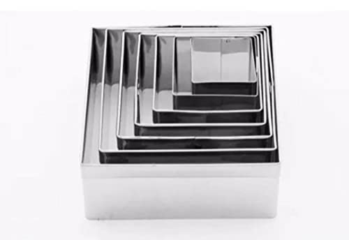 Jogo Cortador Redondo + Quadrado + Retangular Para Massa em Inox