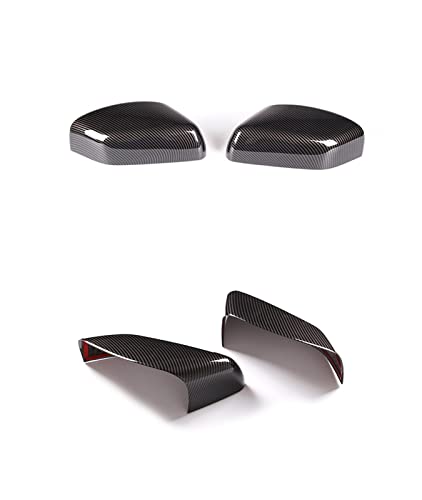 Capuchon de rétroviseur pour Freelander 2 2007-2012 style carbone ABS