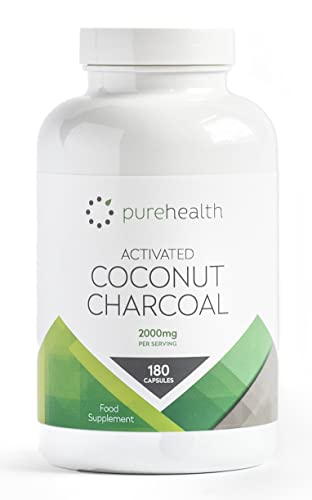 Carbón Activo Cápsulas Marca Pure Health
