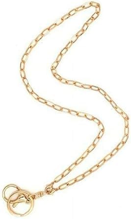 Jowxsx Gold Chain Necklace Lanyards for ID Badges Stylish Key Lanyard for Women Lanyards for Badge Holder Ornaments,Identification Badges and Accessories,Convenient to Carry Easy to Use