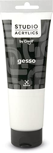 Gesso Medium Creall Studio Acrílicos 250 ml | Tubo de 250 ml | 4 unidades