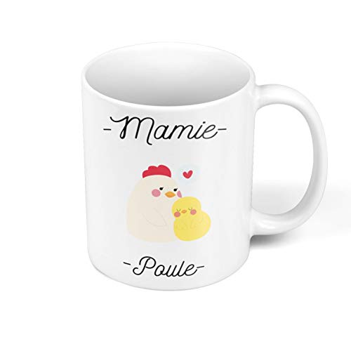 Fabulous Mug Céramique Mamie Poule Grand Mere Tendresse Petits Enfants