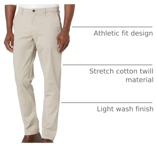 Image of Amazon Essentials Men's Athletic-Fit Chino Pants