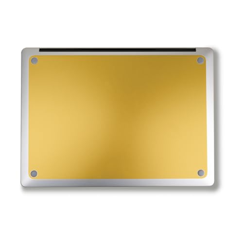 Image of Laptop Skin Compatible with Surface Laptop 7 15 inch (2024) - Solid Marigold - Premium 3M Vinyl Protective Wrap Decal Cover - Easy to Apply | Crafted in The USA by MightySkins