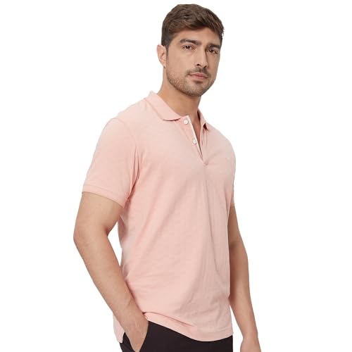 Image of MUFTI Mens Polo Collar Half Sleeve Slim Fit T-Shirts