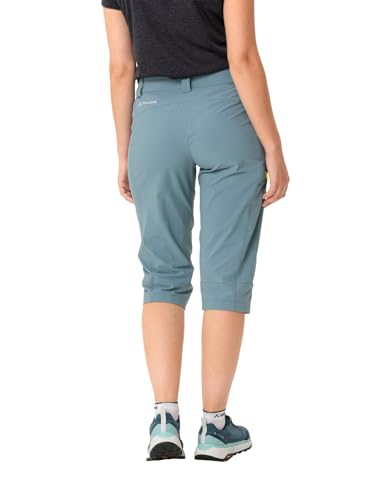 VAUDE Wanderhose Damen Farley Stretch Capri Hose III, Nordic Blue, 34 – Ansicht 4