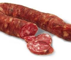 SALSICCIA LUCANA PICCANTE Kg 1,200 Circa la Confezione da 4 Pz. Gr.300