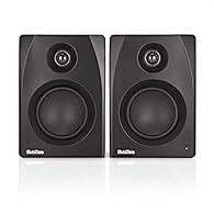 Quality Studio Speakers for DJ`s and Music Producers with 60W RMS Power Output Wide Frequency Range, Balanced Tone and High-Resolution Flat Response Suitable for Most DJ and Studio Setups Thanks to 1/4" TRS Jack and RCA Inputs High Density MDF Enclos...