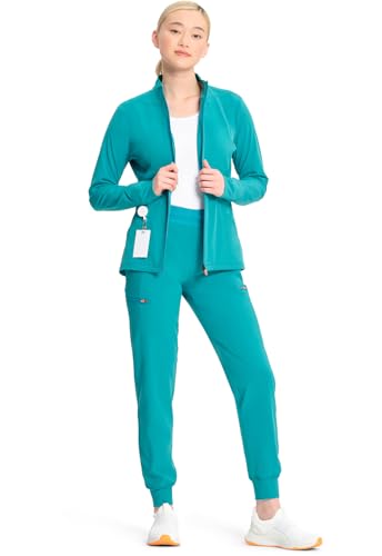 Veste zippée Cherokee Infinity IN320A à coutures structurées et 2 poches - 3