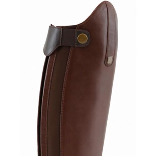 DHAEY Western Cowboy Boots for Men Lace Up Low Heel Unisex Knee High Boots Retro Classic Traditional Knight Boots Riding Boots Country Boot (Color : Black, Size : 8.5 Women/7 Men)3