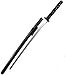 Mlian Giocattoli di Spada in Legno, Giocattoli Katana all'aperto per Bambini Cosplay Longspword Anime Performance Puntelli (55 cm)