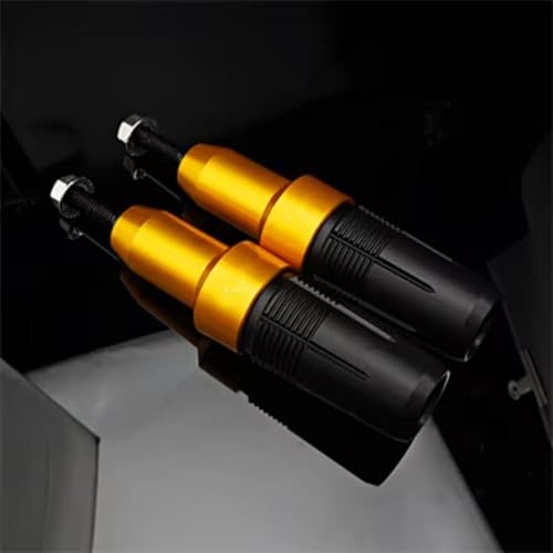 Compatible With Suzuki For GIXXER For 250 SF 250SF 150 150SF 125 150 �t���[���X���C�_�[�N���b�V���v���e�N�^�[�����ی�N���b�V���p�b�h �v���e�N�^�[�X���C�_�[(Yellow,1 pair)