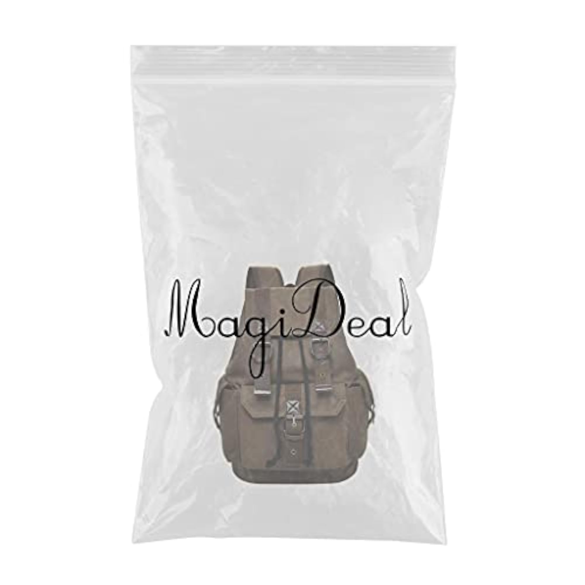 Men's Vintage Canvas Backpack Satchel Rucksack for School and Camping, Coffee