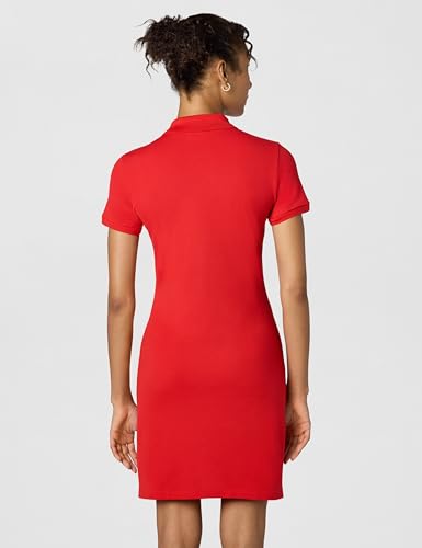 Image of Lacoste Women's Slim Fit Stretch Petit Pique Polo Dress