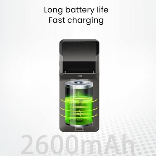 Image of POS Receipt Printer with Android 11, 5 Inch HD Touchscreen, Integrated 58mm Thermal Printer, 4G WiFi BT NFC, and 1D 2D QR Code Scanner for Retail
