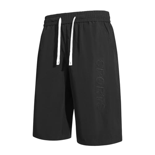 Short de running homme à motif imprimé acier et style décontracté