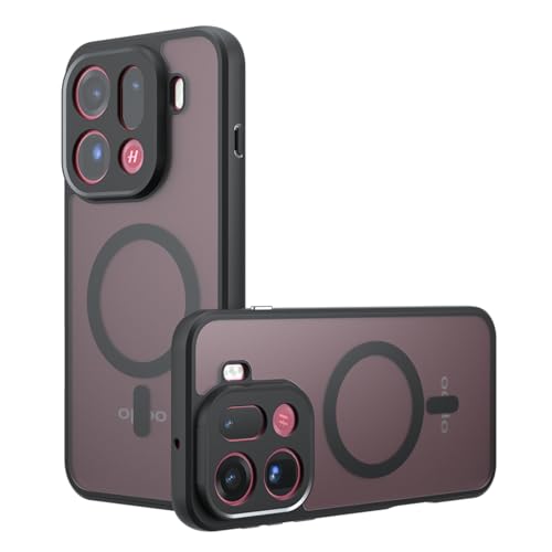 �yTIFIYA�zFor OPPO Find X9 Pro �p �P�[�X �w��h�~ �}�O�l�b�g���� TPU+PC oppo find x9 pro �Ή� �J�o�[ ���C�����X�[�d �ϏՌ� �����h�~ ������ �ϋv�� ���΂݂Ȃ� �����h�~ find x9 pro 